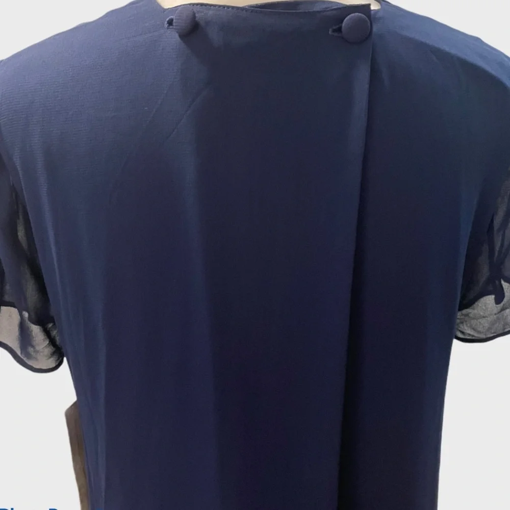 NWT Reformation Tilda Dress in Navy XS